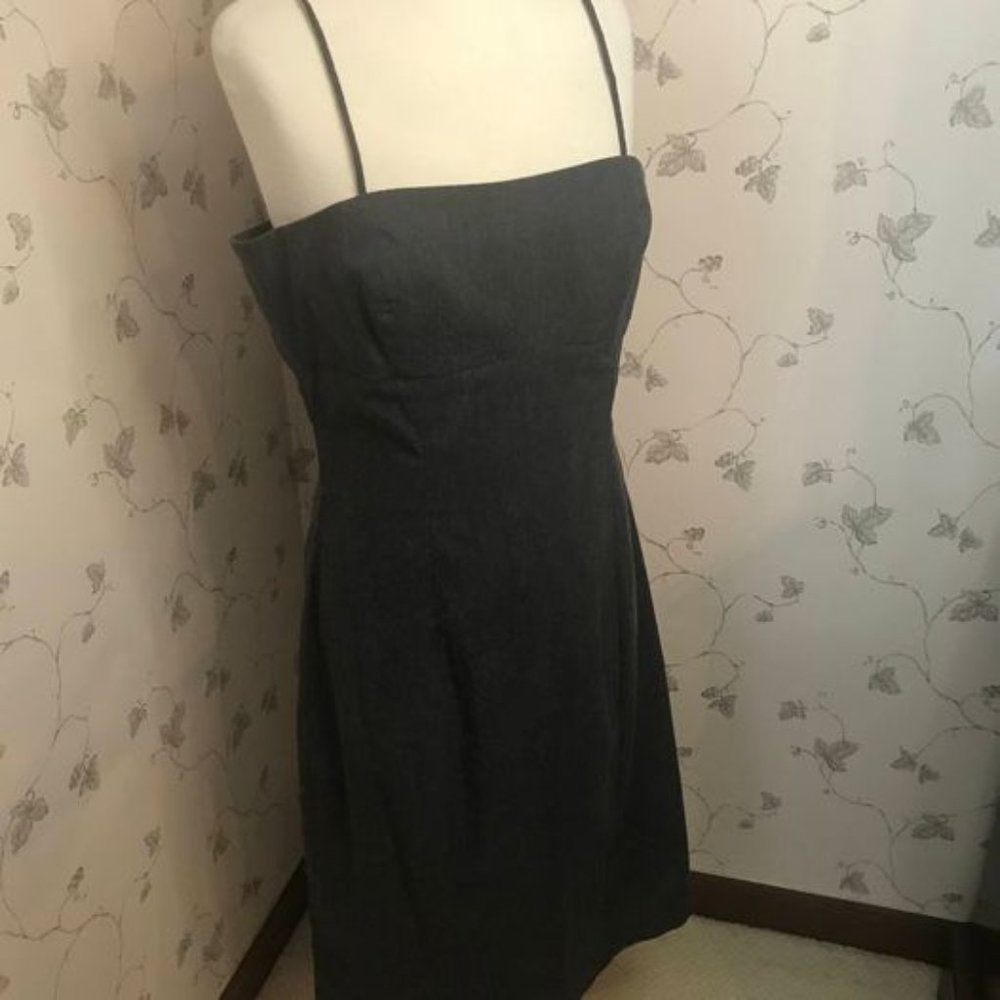 Vintage GUESS jeans Charcoal Gray Dress with Removable Straps - Size 9